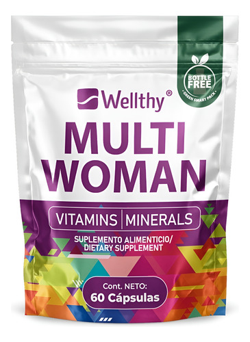 [WEL-21-MWOM-60-F] Wellthy Multi Woman 60caps
