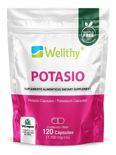 Wellthy Potasio 120caps
