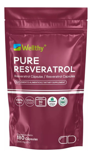 Wellthy Pure Resveratrol 180 caps