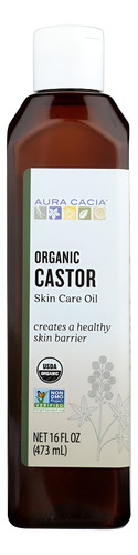[AURA-13-ACAS-473] Aura Cacia Organic Castor oil 473ml