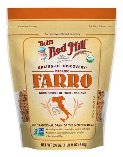 [BRMFARGR680] Bobs Red Mill Farro grain 680g