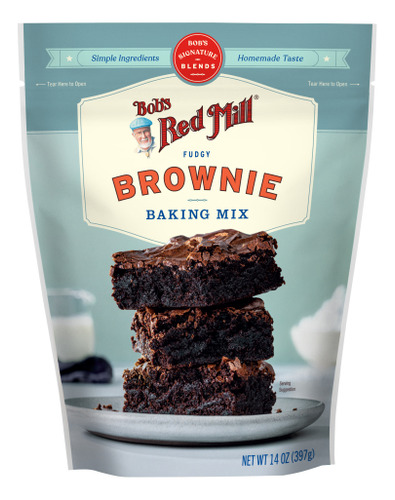 [BRMFBRM397] Bobs Red Mill Fudgie Brownie mix 397g