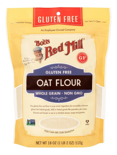 [BRM-12-GFOF-510] Bobs Red Mill Oat Flour Gf 510g
