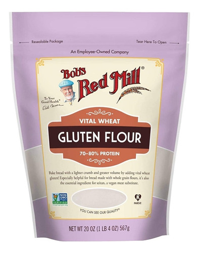 [BRM-12-GTV-567] Bobs Red Mill Vital wheat Gluten flour 567g