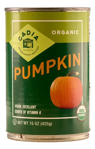 [CADOPUMP425] Cadia organic pumpkin 425g