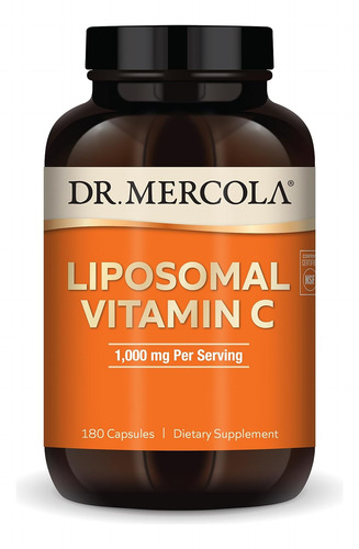 [DRMLVC180] Dr. Mercola Liposomal Vitamin C 1000mg 180caps