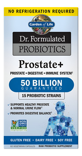 [GOL-21-PPROS-60C] Garden Of Life Probiotics Prostate + 60caps