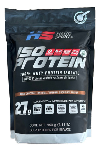 [HE-IWPCHO-960] Hero Sport Isopro Whey protein Chocolate 960g