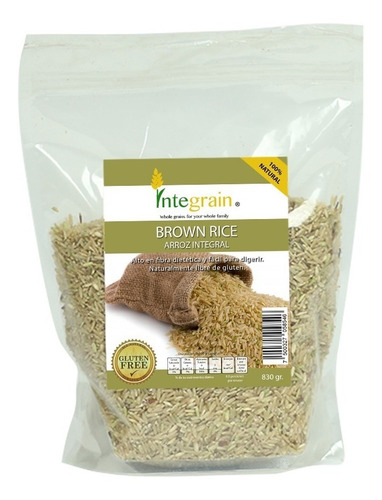 [INTE-11-AINT-830] Integrain Arroz Integral 830g