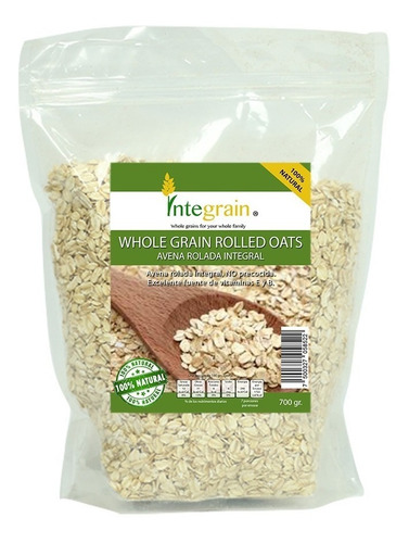 [INTE-11-ARO-700-F] Integrain Avena Rolada Integral 700g