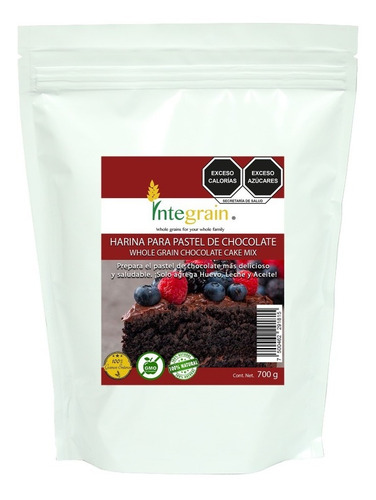 [INTE-12-MPC-700] Integrain Mezcla Para Pastel De Chocolate 700g