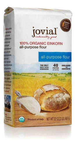 [JOV-12-HEIN-907] Jovial Organic all purpose Einkorn flour 907g