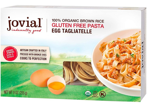 [JOV-16-EGGT-255] Jovial Organica brown rice Egg Tagliatelle Gf 255g