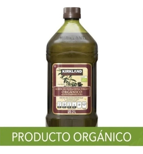 [KIRK03OOV2L] Kirkland Aceite De Oliva Extra Virgen Organico Español 2 Lit