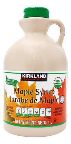 [KIR-08-JMAO-1000] Kirkland Jarabe De Maple Organico 1L