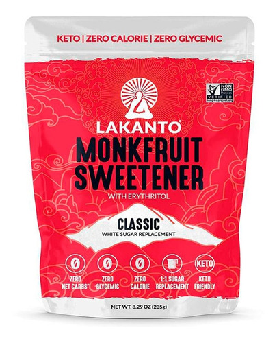 [LAK-08-ACLA-235] Lakanto Monkfruit Sweetener Classic 235g