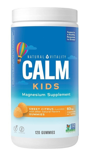 [NVTYKIDCIT120] Natural Vitality Calm Kids Sweet citrus 120 gummies