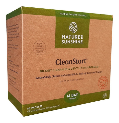 [NSUN-21-CSTA-56P] Natures Sunshine Clean Start apple 56 Packets
