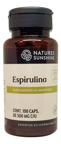 [NSUN21ESP100] Natures Sunshine Mx Espirulina 100caps