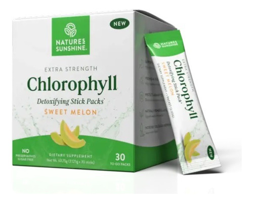 [NASUESCHLSM30] Natures Sunshine Extra strength Chlorophyll Sweet Melon 30p