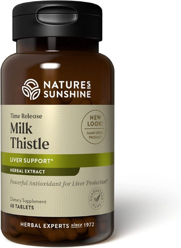 [NSUNMLKTTL6] Natures Sunshine Milk Thistle 60tabs