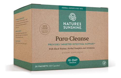 [NSUNPARCL20] Natures Sunshine Para cleanse 20pack