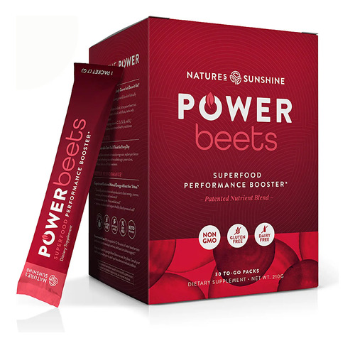 [NSNPWEET30S] Natures Sunshine Power Beets 30sobres US