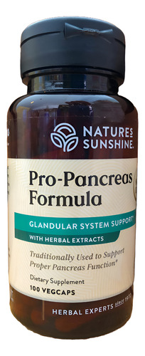 [NSUN-21-PROP-100C] Natures Sunshine Pro-pancreas 100caps