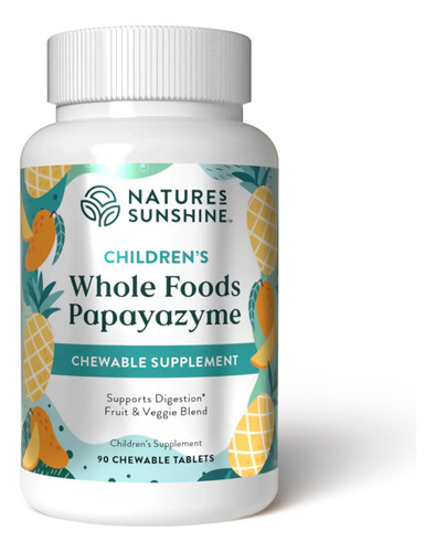 [NSUNWHFPE90] Natures Sunshine Whole foods Papayazyme 90tabs