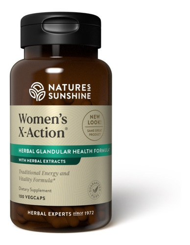 [NSUN-21-WXA-100C] Natures Sunshine Womens X-action 100vegcaps