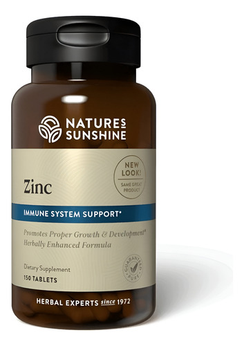 [NSUN21ZINC150C] Natures Sunshine Zinc 25mg 150tabs