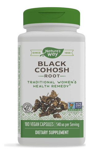 [NATWBLCO180] Natures Way Black cohosh root 180caps