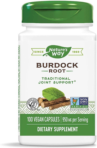 [NWAY-21-BUR-100] Natures Way Burdock Root 100caps