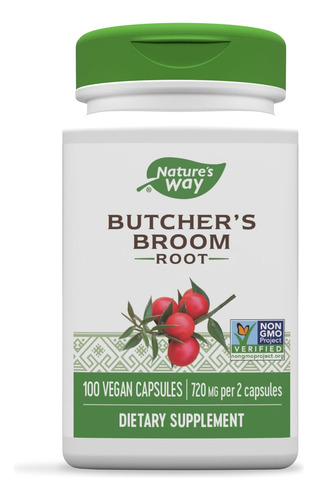 [NWAYBUBR100] Natures Way Butchers broom 100caps