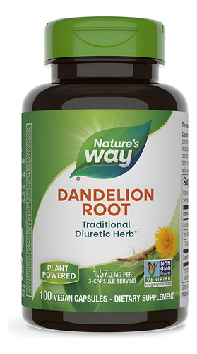 [NWAY-21-DR-100C] Natures Way Dandelion Root 100cap