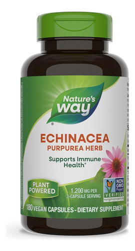 [NWAY-21-ECHI-180] Natures Way Echinacea Purpurea Herb 180caps