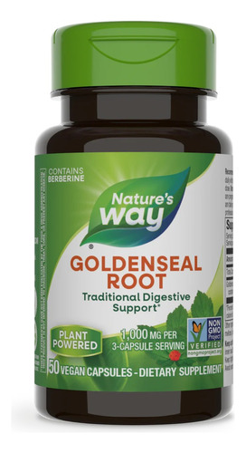 [NWAY-21-GOSER-50C] Natures Way Goldenseal Root 50caps Veg