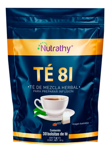 [NUTR-22-8I-30-F] Nutrathy Té 8i 30bolsitas
