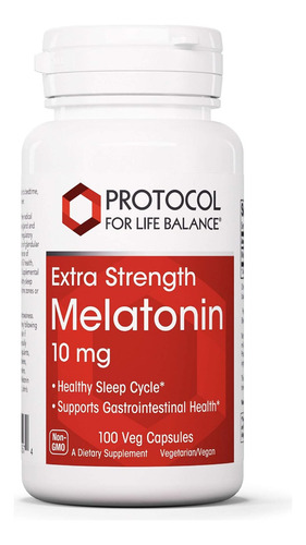 [PROTMEL100] Protocol Extra strength Melatonin 10g 100caps