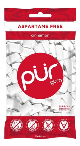 [PUR-07-CANE-55P] Pür Gum Cinnamon 55pcs