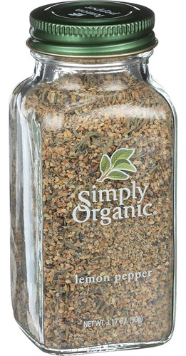[SIOR-09-PILI-90] Simply Organic Lemon Pepper 90g