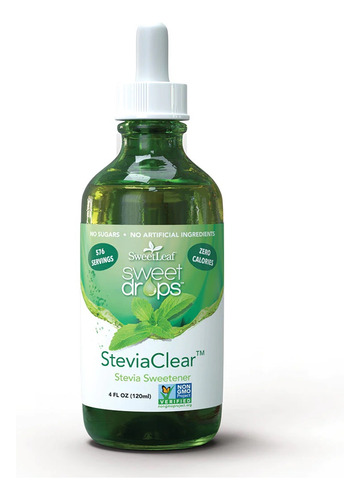 [SWLECLLIQST120] Sweet Leaf Clear liquid stevia 120ml