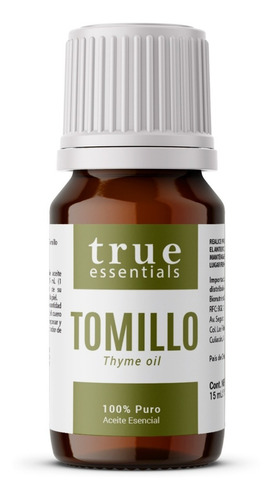 [TRUE-02-TOMI-15] True Essentials Aceite Esencial Tomillo 15ml