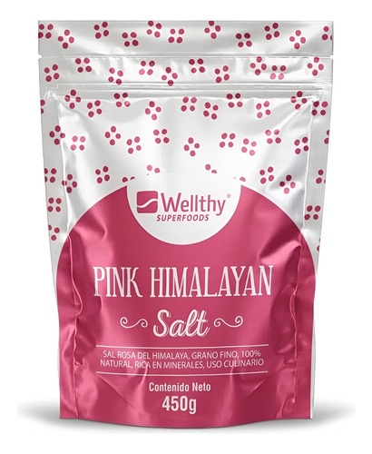 [WEL-18-PIMI-450] Wellthy Superfoods Pink Himalayan Salt 450g