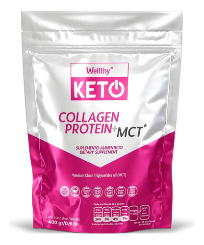 [WEL-21-CPRO-400-F] Wellthy Collagen Protein + Mct Keto 400g