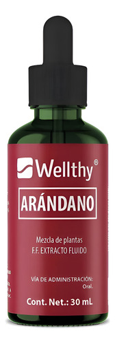 [NAT-23-ARAN-30-F] Wellthy Extracto Fluido Arándano Compuesto 30ml
