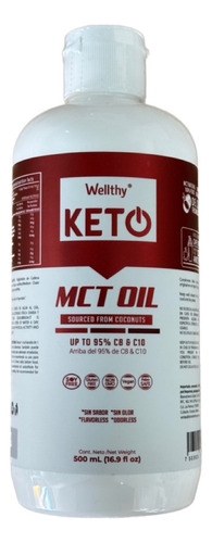 [WELKMCT500] Wellthy Keto Aceite de coco Mct 500ml