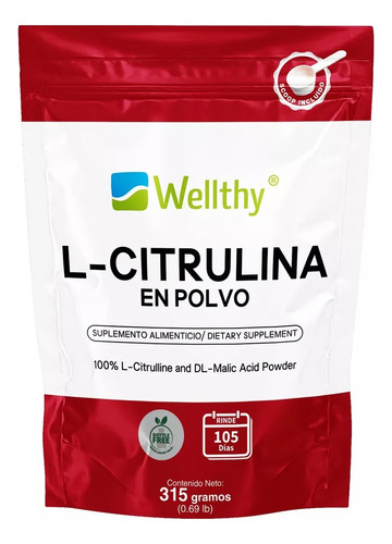 [WELLCI315] Wellthy L-Citrulina 315g