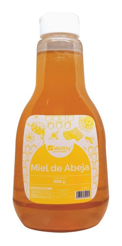 [WEL-08-MIEL-800] Wellthy Miel De Abeja Natural 800g