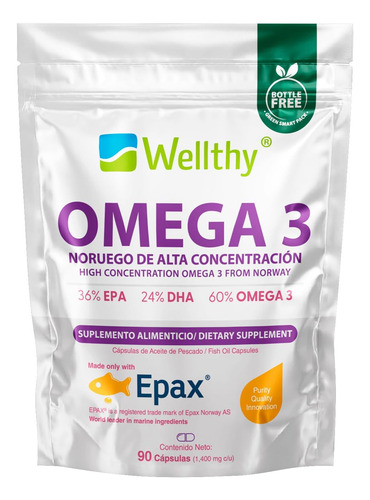 [WELOM3EP90] Wellthy Omega 3 EPAX 90caps